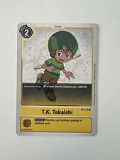 DIGIMON Card Game T.K. Takaishi ST3-12 R Single Card NM