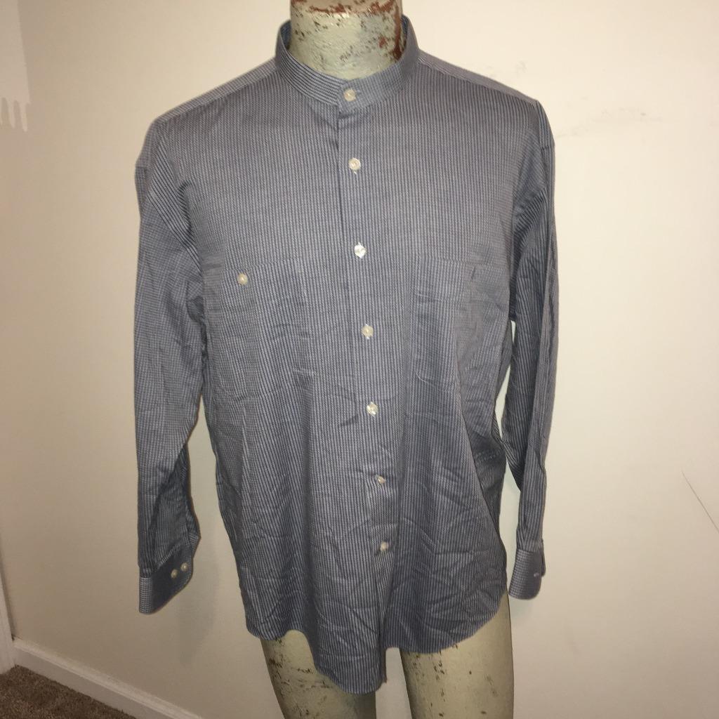 Camicia abito a scacchi blu Yves Saint Laurent 16 5 32 33