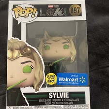 Funko Pop! FIGURA GID EXCLUSIVA DE WALMART DE SILVIE LOKI MARVEL BRILLA EN LA OSCURIDAD NUEVA