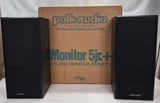 Polk Audio Monitor 5JR+ Series 2 Matched Pair of Speakers W Original Packaging