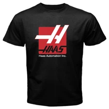 HAAS Automation Machine Racing Car Men's Black Size S to 5XL
