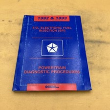 1992-93 8.0L ELECTRONIC FUEL INJECTION SFI POWERTRAIN SERVICE SHOP MANUAL