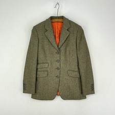 Rydale Mallalieus Tweed Blazer Womens 10 Green Country Riding Hacking Jacket