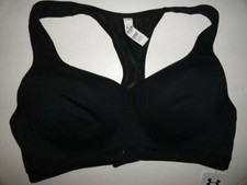 NWT Under Armour 38D High Impact Black Compression Sports Bra