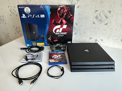 Sony PlayStation 4 Pro 1TB Spielekonsole - Jet Black - Gran Turismo Sport Bundle