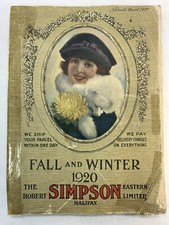 Simpson 1920 Fall & Winter Catalog Sears Design Magazine Shopping Catalogue 