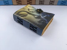 Vintage Leather bound Journal Antique Handmade Paper Notebook Diary Sketchbook