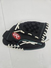 Rawlings Fastpitch Softball Glove WFP115MT Black Leather 11.5" Right Hand Throw