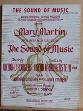 The Sound of Music - 1959 sheet music - from musical play The Sound of Music