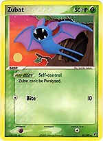 Pokemon EX Deoxys  83/107 Common Card - Zubat
