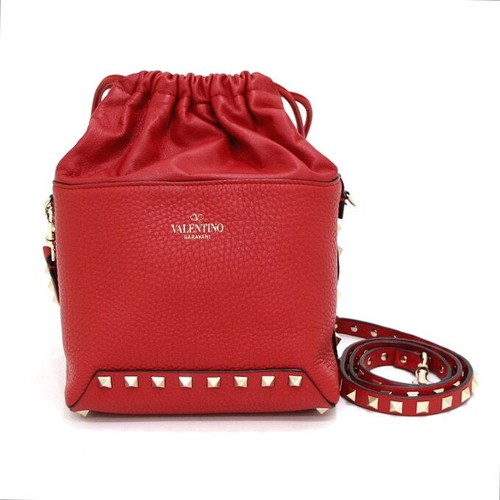 Valentino Rockstud Leather Bucket Shoulder Bag and Crossbody Bag 152893983