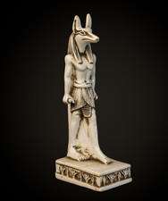 Authentic Ancient Egyptian Antiqu Rare Statue of God Anubis Figurine Egyptian BC