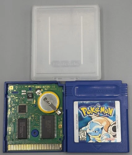 New ListingPokemon Blue Version Nintendo Game Boy, 1998 GBC Authentic💯 New Battery✅