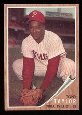 1962 Topps #77 Tony Taylor - EXMT