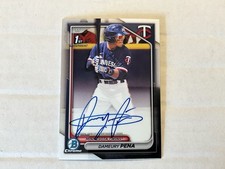 2024 Bowman Chrome - Prospect Autographs Dameury Pena #CPA-DPE (AU, RC)