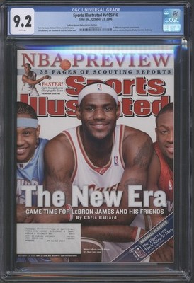 SPORTS ILLUSTRATED #V105 #16 - CGC 9.2 NM- LEBRON JAMES VARIANT C