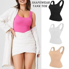 Slimming Tummy Control Tank Top Women Compression Shapewear Cami Vest Shaper US