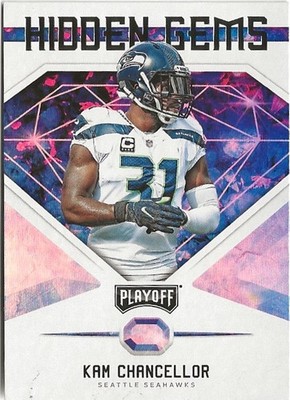 2018 Panini Playoff Kam Chancellor Hidden Gems SP Seattle Seahawks