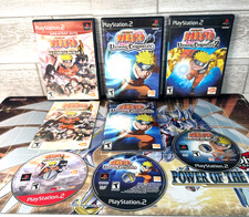 Naruto PS2 Game Lot 4- Ultimate Ninja 1, Uzumaki Chronicles 1,2