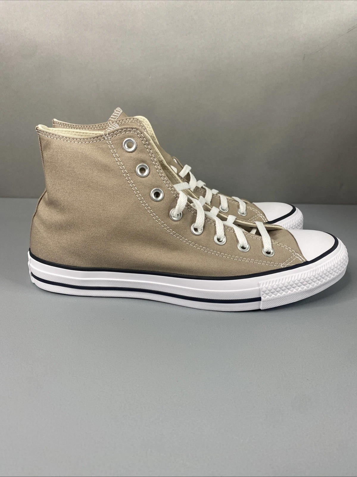 Converse All Star Mens Sz 11.5 Khaki Tan Hi Top Lifestyle Athletic Retro Casual
