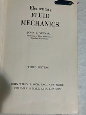 Elementary Fluid Mechanics Hardcover John K. ...