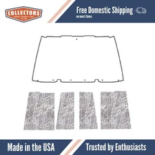 Hood Insulation Pad Heat Shield for 1996-2006 Jeep Wrangler TJ, Under - Smooth