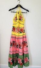 Farm Rio Manuela Floral Pastel multicolore Maxi Dress - Size Large