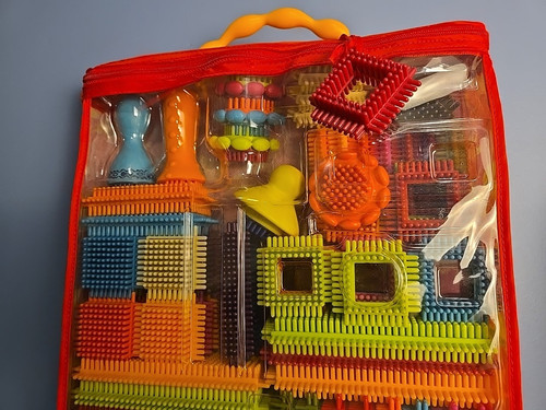 Bloques de construcción B. Bristle Block Stackadoos niños/niños pequeños de 2 a 6 años - Imagen 4 de 9