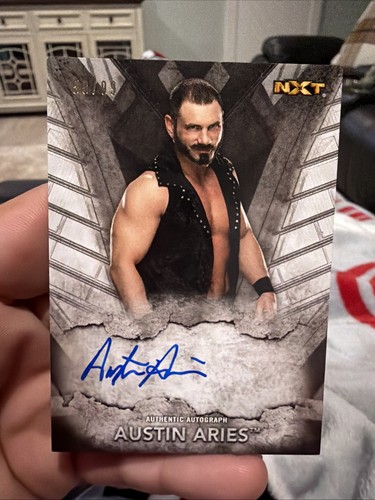 Austin Aries 2016 Topps WWE NXT Wrestling Autograph card