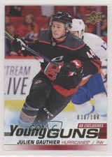 2019-20 Upper Deck Young Guns UD Exclusives 30/100 Julien Gauthier #498 01ks