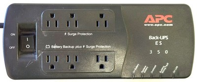 APC BE350 BACK-UPS ES UNINTERRUPTIBLE POWER SUPPLY - NEW BATTERY