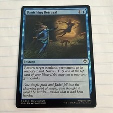 Banishing Betrayal (Foil) - 0038 - Secrets of Strixhaven SOS - NM/M MTG