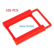100X 2.5" to 3.5" Bay SSD HDD Notebook Hard Disk Drive Bracket Adapter Rail