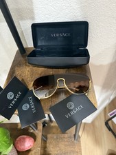 Versace Medusa Sunglasses Gold