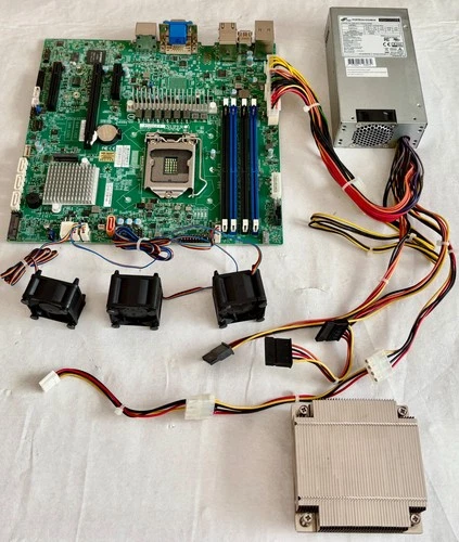 Supermicro X12SCZ-F Motherboard +Netzteil +CPU Kühler +3xLüfter !!!