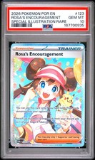 2026 POKEMON POR EN-PERFECT ORDER #123 ROSA'S ENCOURAGEMENT PSA 10 on eBay