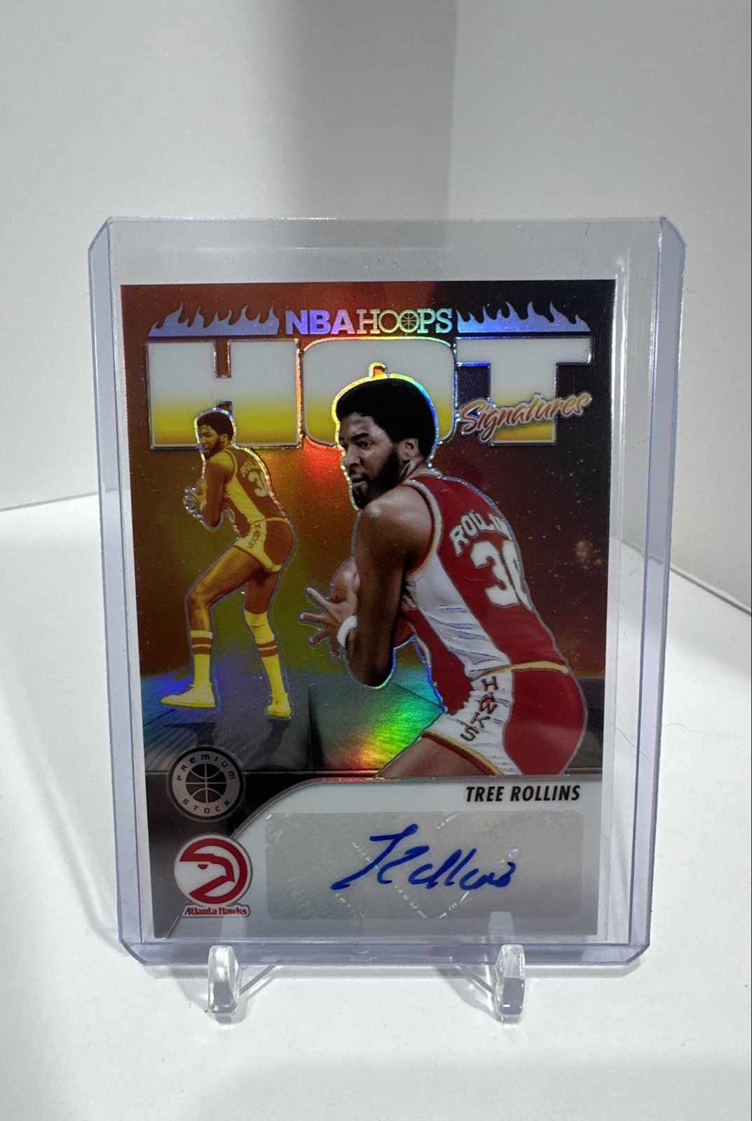 2023-24 Panini Nba Hoops Premium Stock - Hot Signatures Tree Rollins #HS-TRE 