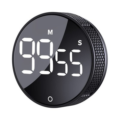 AVINIA Digital Kitchen Timers, Visual timers Large LED Display Noir, Black