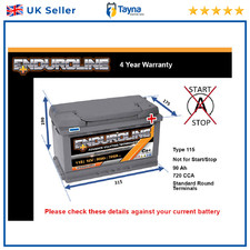 Battery fits FORD TRANSIT FOCUS GALAXY RANGER F150 F-150 EDGE GT 1967 on 115 New