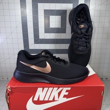 Nike Wmns Tanjun 812655 005 Black Metallic Bronze NEW Run Running Casual