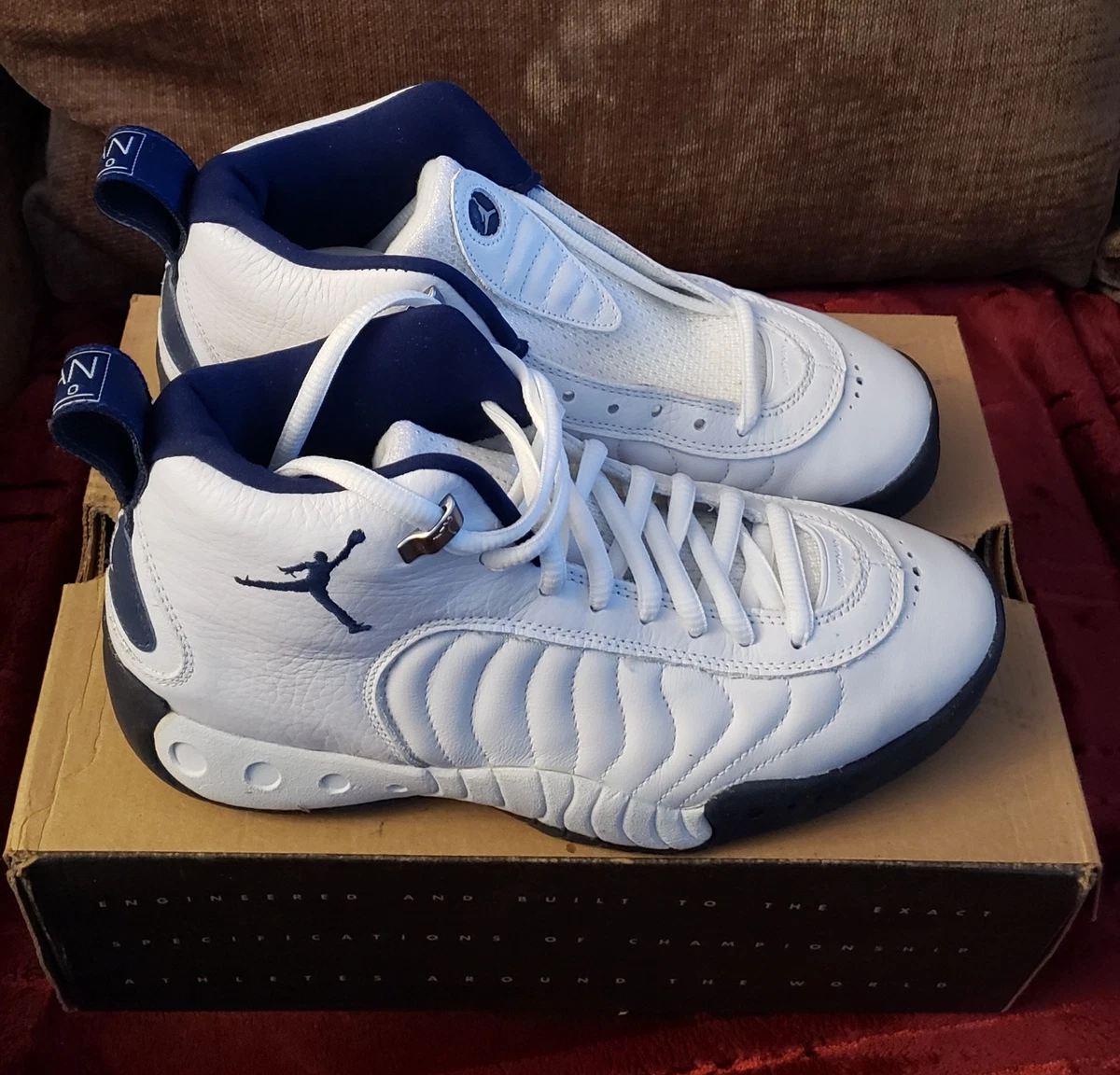 Jordan Jumpman Pro 1996 White Midnight Navy for Sale