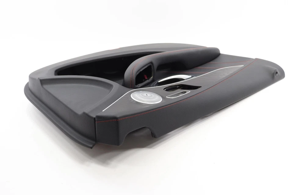 2015 - 2021 MERCEDES C43 AMG W205 FRONT LEFT SIDE DOOR TRIM PANEL OEM BLACK_641 - Image 4 of 4