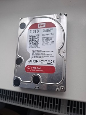 Western Digital WD Red 2TB NAS Festplatte (3,5 Zoll, SATA 6 Gb/s, WD20EFRX)