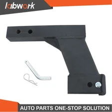 Labwork Trailer Hitch Extender Adapter with 8-inch Riser/Drop 10000lbs