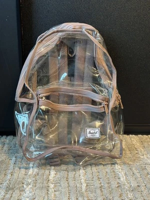 Herschel Supply Herschelsupplyco. Mini Clear Backpack Pink - Image 1 of 3