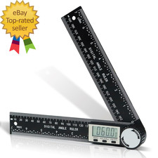 Third Generation Protractor Angle Finder Digital Angle Ruler with 7Inch/200Mm