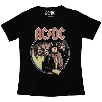 Gadget - Ac/Dc: Rock Off - Highway To Hell Circle (T-Shirt Donna Tg. S) -D- Rock