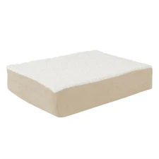 Orthopedic Dog Bed Small Memory Foam Cozy Sherpa 20" x 15" Washable Cover