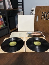 The Beatles White Album 2LP Vinyl with Original Cover, Inserts & Posters 1968 The Beatles White Album 2LP Vinyl with Original Cover, Inserts & Posters 1968