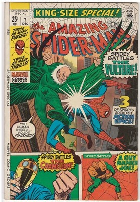 Amazing Spider-Man Annual #7 (F-) 1970 Marvel Comics ''SM Vs. The Chameleon!''